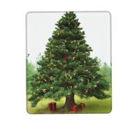 Garlad Pine Tree Mouse Pad with Non-Slip Rubber Base 7 x 8.6 in Mouse Mat with Stitched Edge Gaming Mousepad for Wireless Mouse Computer Laptop Home Office Desk Pad