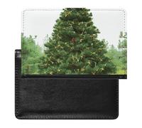 Garlad Pine Tree Passport Holder Passport Cover Protector Essentials with Credit Card Slots for Women Men