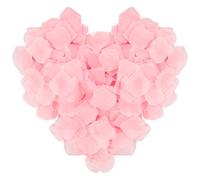 Garlag 1200 Pieces Rose Petals, Artificial Rose Flowers, No-Taste Emulation Silk Rose Petals for Bedroom, Wedding, Anniversary, Birthday Party, Valentine's Day, Confession Decoration (Pink)
