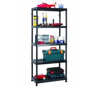 Garland Self Assembly Ventilated Plastic Shelving Unit - 5 Shelf
