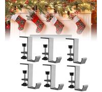 Garland and Stocking Mantel Holders Hook Clamp-On Under Desk Mount Bag Holder for Reduce Desk Clutter Table Desk Table Hanging Storage