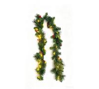 Garland Christmas Decoration with Pinecones & Berries Pattern - 180cm by Merry & Bright