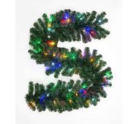 Shatchi 2M Prelit Alaskan Pine Christmas Christmas Garland Green