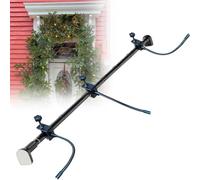 Garland Hanger for Front Door, Adjustable Garland Hanger Fits 32"- 80" Doors, No Screws No Damage Heavy-Duty Outdoor Christmas Decor, Weather-Resistant Garlands Holder for Holiday (80-170cm/32-70in)
