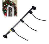 Garland Hanger for Front Door, Door Garland Hanger, Adjustable Fits 32-80'' Doors, Heavy-Duty Christmas Decoration Holder for Wreaths, Lights & More, No Screws, Drilling, Glue-Damage-Free (32''-39'')