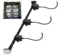 Garland Hangers for Front Door, 80-205cm Heavy-Duty Christmas Garland String Lights Hook, No Nails or No Screws, Adjustable Length, for Front Porch Home Decor