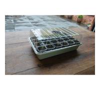 Garland Products Ltd Garland 24 Cell Self Watering Propagator Kit With Clear Lid - Reusable Seed Starter Tray For Seeds And Cuttings