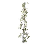 Garland with Green Iced Berries, 130cm (4ft) Long, - Artificial Holiday Garland for Xmas Decoration, Indoor