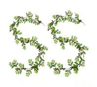 Garland With Red Berries, Style 1, 2 Pcs Soft, Wonderful Decorative Appeal, Multiple Usage Scenarios, Maintenance