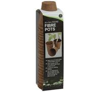 Garland Worth Gardening 24 X 6Cm Round Fibre Pots