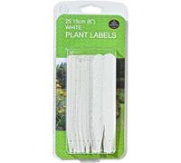 Garland Worth Gardening 25 X 15Cm White Plant Labels