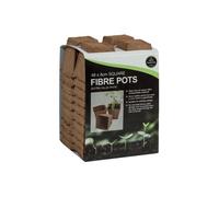 Garland Worth Gardening 48 X 8Cm Square Fibre Pots