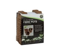 Garland Worth Gardening 80 X 6Cm Square Fibre Pots