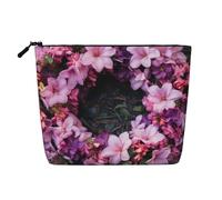 Garlands Nice Flowers Print Toiletry Bag Cosmetic Bag Large Capacity Travel Makeup Bag for Women for Daily Use Travel