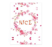 Garlands Nice Flowers Printing Stylish Crystal Stickers,Resin Aesthetic Stickers for Laptop,Skateboard,Water Bottle,Scrapbook
