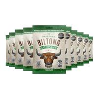 Garlic Biltong. High in Protein. Healthy Snack Made from British & Irish Beef by The Original Biltong Company (10 x 30g, Garlic)