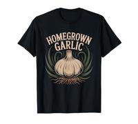 Garlic Bulb Planting Backyard Grower Identity Gardener T-Shirt