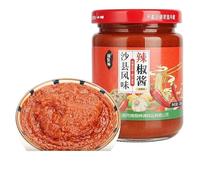 Garlic chili sauce, fresh pepper sauce, delicious peanut butter, Hunan special spicy chili sauce, Shaxian snacks, kimchi, side dishes, seasonings, hot sauce (Chili paste 230g,1 can)