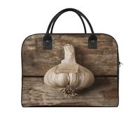 Garlic Cloves Photos Laptop Tote Bag Casual Travel Handbag Multi Pocket Shoulder Bags for Work Travel