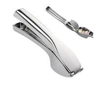 Garlic Crusher | Easy to Crush Rust Proof Safe in the Dishwasher | Kitchen Chopper for Garlic with Ergonomic Handle, for Onion Meal Preparation Home Kitchen Camping Picnic