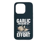 Garlic Enhancing My Social Distancing Effort Case for iPhone 15 Pro