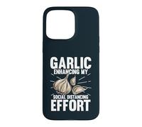 Garlic Enhancing My Social Distancing Effort Case for iPhone 15 Pro Max