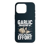 Garlic Enhancing My Social Distancing Effort Case for iPhone 16 Pro