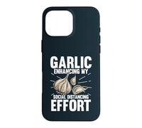 Garlic Enhancing My Social Distancing Effort Case for iPhone 16 Pro Max
