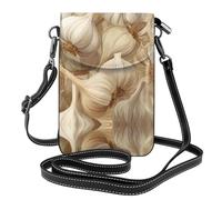 Garlic flat lay This lightweight, unisex flap crossbody bag frees up your hands and is suitable for travel, holidays, and everyday use.