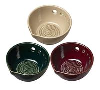 Garlic Grater Bowl | Efficient 5-Hole Multi-Functional Resin Mincer | Stripping Tool Salad Serving Bowl | for Cereal Pasta Chocolate Ginger Food Lemon