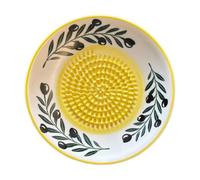 Garlic Grater Dish - 4.7 Inch Handmade Ceramic Garlic Grinder
