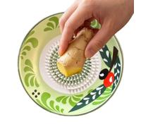 Garlic Grater Dish - 4.7inch Handmade Ceramic Garlic Grinder