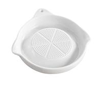 Garlic Grater, Multifunctional Ceramic for Manual Use, Ginger Grater Plate, for Home, Kitchen, Restaurant, Barbecue, Outdoor Area, Ginger, Carrots, Chocolate, Cheese