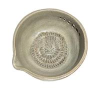 Garlic Grater Plate - with 5-Hole Handmade Resin - Garlic Grinder Vegetable Peeler Bowl - for Ginger Fruit Chard Collard Greens Thyme Basil Home Apartment Baking