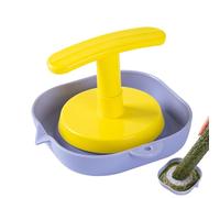 Garlic Grinder Hand, Garlic Crusher - Carrot Chopper - Carrot Grates Kitchen Dock Vegetable Cutter Portable Multifunctional Manual for Nuts Bread Preparation