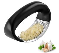 Garlic Hand Press Tool Stainless Steel with Plastic Non-Slip Handle Manual Garlic Ginger and Cheese Pressing Smashing Gtarer Too