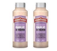 Garlic & Herb Dressing, A Dressing to Truly Cherish, Vegetarian, Gluten Free, pack of 2, 1L each