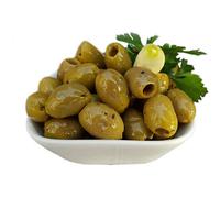 Garlic Marinated Olives (400g - £7.50)