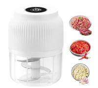 Garlic mincer, electric garlic mincer for kitchens, mini portable vegetable chopper for mincing onions, garlic, chili peppers, ginger, and meat