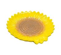 Garlic Mincer Plate | Multifunctional Ceramic Sunflower Shaped Grinding Dicer | Garlic Grater Dish,for Kitchen Food Prep Cooking Salad Home