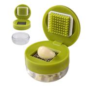 Garlic Mincer - Press Tool | Easy Kitchen Gadget for Ginger, Vegetable, Multifunction Manual Chopper, Nut Grinder, Ergonomic Squeezer, Desktop Clove Crusher, Dishwasher Safe