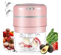 Garlic Minimizer, Electric Mini Chopper with IP68 Waterproof Design, Cooking Essential for Chopping Garlic, Onions, Nuts, Vegetables (250ml)