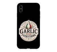 Garlic Over Everything Funny Italian Food Lover Humor Case for iPhone XS Max