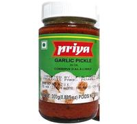 Garlic Pickle FromPriya Indian savory condiment Product from India 300g Pack of 1
