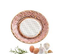 Garlic Plate Manual Multifunction Ceramic Round Grinder Bowl