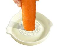 Garlic Plate - Onion Grater | Crusher and Grating Tool for Ginger, 13.5cm Ceramic Plate for Turmeric, Cheese & Food Preparation, 200g Durable for Kitchen, Catering & Restaurant Use