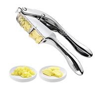 Garlic Press 2 in 1 Garlic Press Stainless Steel,Effortlessly Crush, Slice, and Mince Garlic,with This Versatile Kitchen Tool - Perfect for Home Cooks and Professional Chefs Alike.