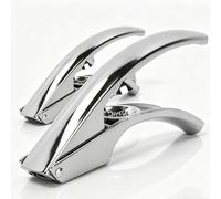 Garlic Press, 2pcs Kitchen Garlic Mincer Crusher Squeezer Ginger Crusher with Good Grip, Easy to Squeeze and Clean Fine Mincing