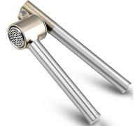 Garlic Press, 304 Stainless Steel Garlic Mincer & Crusher, Heavy Duty, Easy Squeeze, Rust Proof, Easy Clean