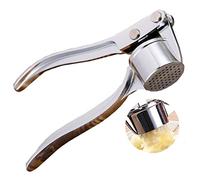 Garlic Press for Kitchen, Stainless Steel Peeler Garlic Crusher